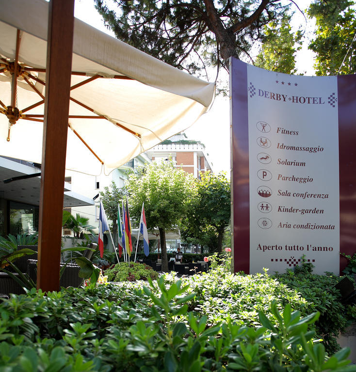 Hotel Derby Римини Экстерьер фото